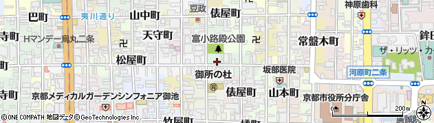 京都府京都市中京区晴明町652周辺の地図