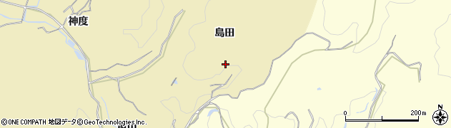 愛知県岡崎市丹坂町（島田）周辺の地図