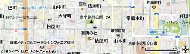 京都府京都市中京区晴明町661周辺の地図