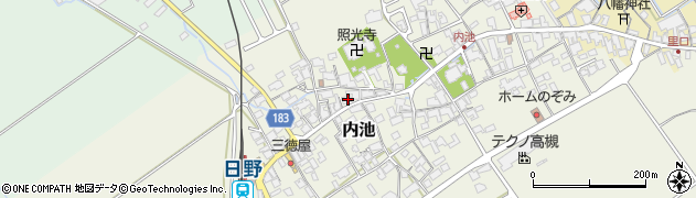 滋賀県蒲生郡日野町内池791周辺の地図