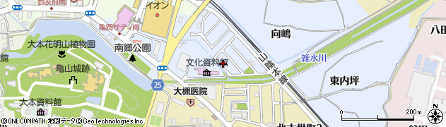 京都府亀岡市古世町（中内坪）周辺の地図