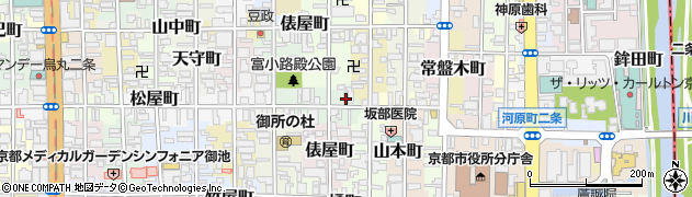 京都府京都市中京区晴明町674周辺の地図