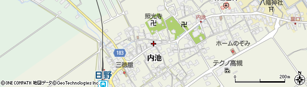 滋賀県蒲生郡日野町内池793周辺の地図