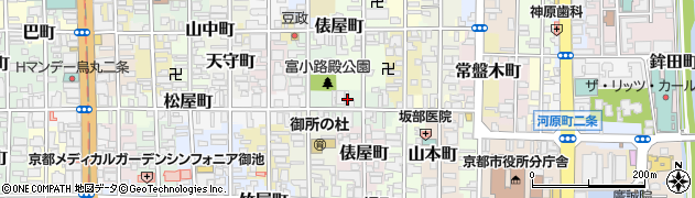 京都府京都市中京区晴明町663周辺の地図