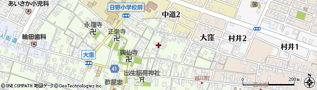 滋賀県蒲生郡日野町大窪130周辺の地図