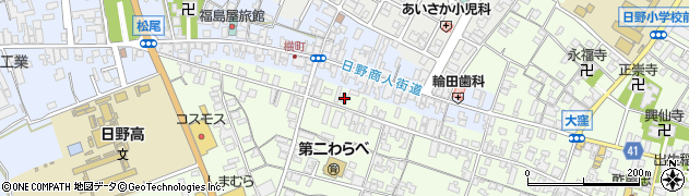 滋賀県蒲生郡日野町大窪840周辺の地図