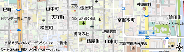 京都府京都市中京区晴明町667周辺の地図