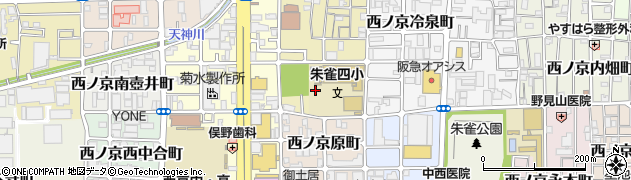 京都府京都市中京区西ノ京笠殿町周辺の地図