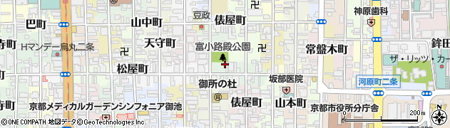 京都府京都市中京区晴明町654周辺の地図