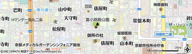 京都府京都市中京区晴明町280周辺の地図