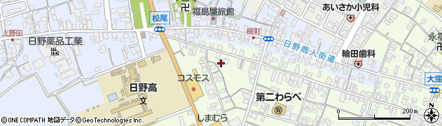 滋賀県蒲生郡日野町大窪885周辺の地図
