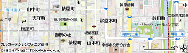 京都府京都市中京区達磨町602周辺の地図