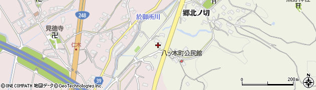 愛知県岡崎市八ツ木町（郷南ノ切）周辺の地図