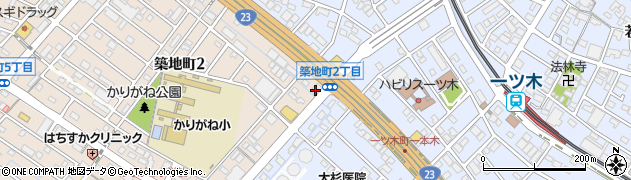 愛知銀行一ツ木支店周辺の地図