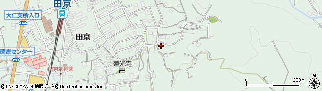 静岡県伊豆の国市田京608周辺の地図