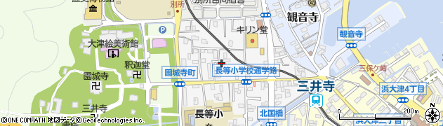 滋賀県大津市大門通周辺の地図