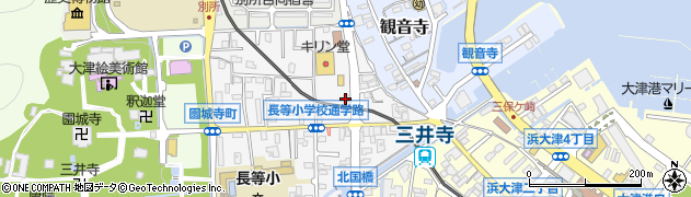 滋賀県大津市大門通16周辺の地図