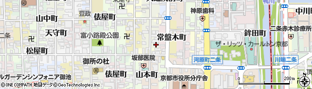 京都府京都市中京区達磨町604周辺の地図