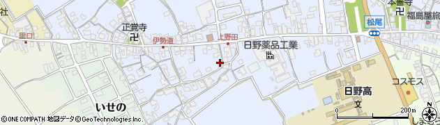 滋賀県蒲生郡日野町上野田1039周辺の地図