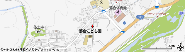 岡山県真庭市落合垂水742周辺の地図
