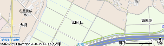 愛知県豊田市和会町（太田上）周辺の地図