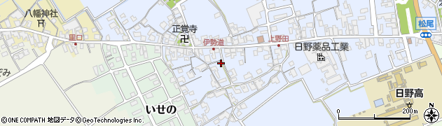 滋賀県蒲生郡日野町上野田971周辺の地図