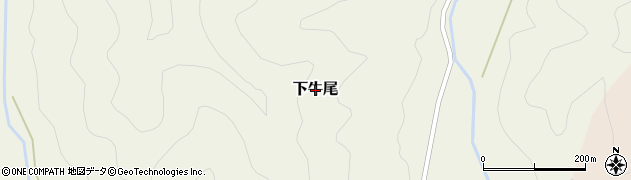 兵庫県市川町（神崎郡）下牛尾周辺の地図