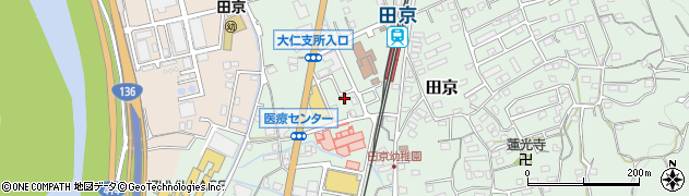 静岡県伊豆の国市田京271周辺の地図