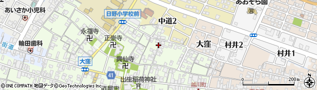 滋賀県蒲生郡日野町大窪135周辺の地図