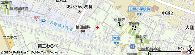 滋賀県蒲生郡日野町大窪438周辺の地図