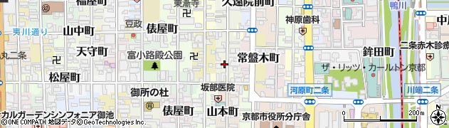 京都府京都市中京区達磨町600周辺の地図