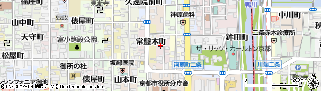京都府京都市中京区橘柳町周辺の地図
