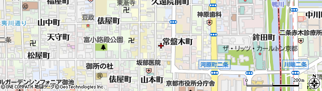 京都府京都市中京区達磨町605周辺の地図