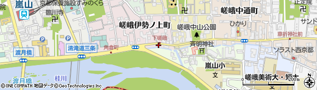 嵐山通船株式会社周辺の地図