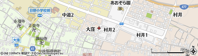 滋賀県蒲生郡日野町大窪2044周辺の地図