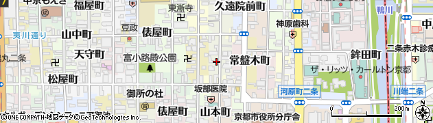京都府京都市中京区達磨町598周辺の地図