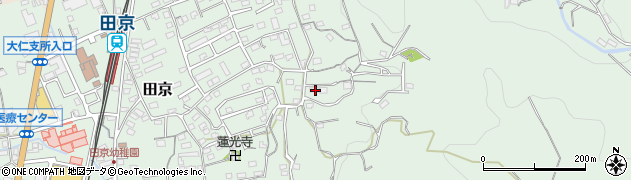 静岡県伊豆の国市田京607周辺の地図