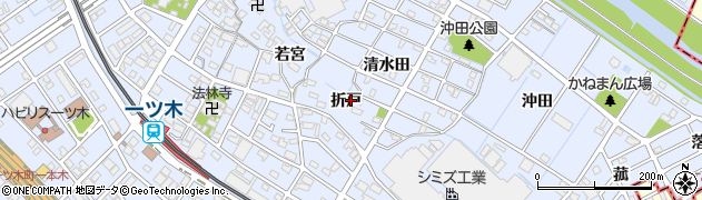 愛知県刈谷市一ツ木町（折戸）周辺の地図