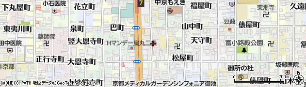 京都府京都市中京区真如堂町周辺の地図