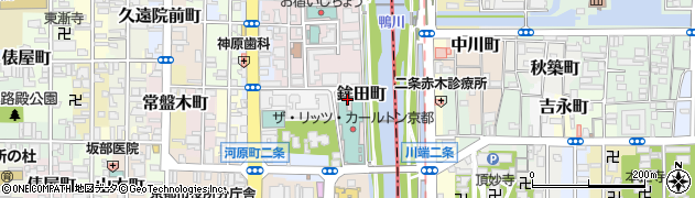 京都府京都市中京区鉾田町周辺の地図