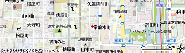 京都府京都市中京区達磨町607周辺の地図