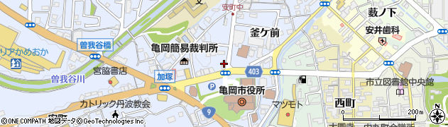 真学館　亀岡校周辺の地図