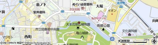 京都府亀岡市南郷町周辺の地図