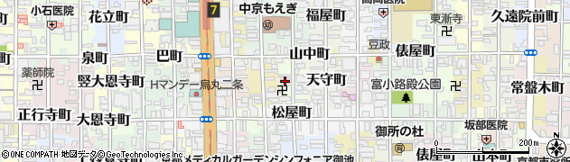 京都府京都市中京区夷町581周辺の地図