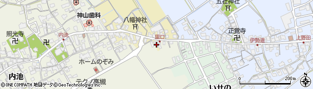 滋賀県蒲生郡日野町里口37周辺の地図