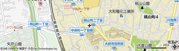 株式会社東京海上日動火災保険　代理店中京損害保険事務所周辺の地図