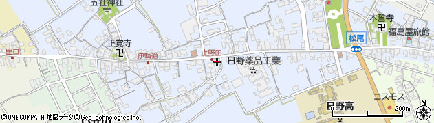 滋賀県蒲生郡日野町上野田860周辺の地図