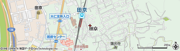 静岡県伊豆の国市田京665周辺の地図