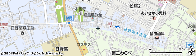 滋賀県蒲生郡日野町松尾1573周辺の地図