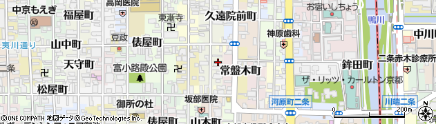 京都府京都市中京区達磨町610周辺の地図